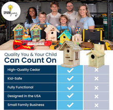 Load image into Gallery viewer, Family-Friendly Build-Your-Own Birdhouse Kit - Nurture Creativity Outdoors