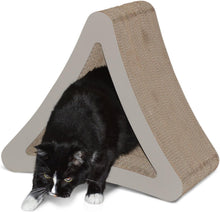 Load image into Gallery viewer, 3-Sided Vertical Cat Scratching Post - Eco-Friendly Cardboard Lounge (18"/24")