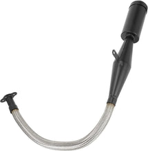 Load image into Gallery viewer, Polished Aluminum 2 Stroke Exhaust Muffler Silencer + Chain Tensioner for Bikes