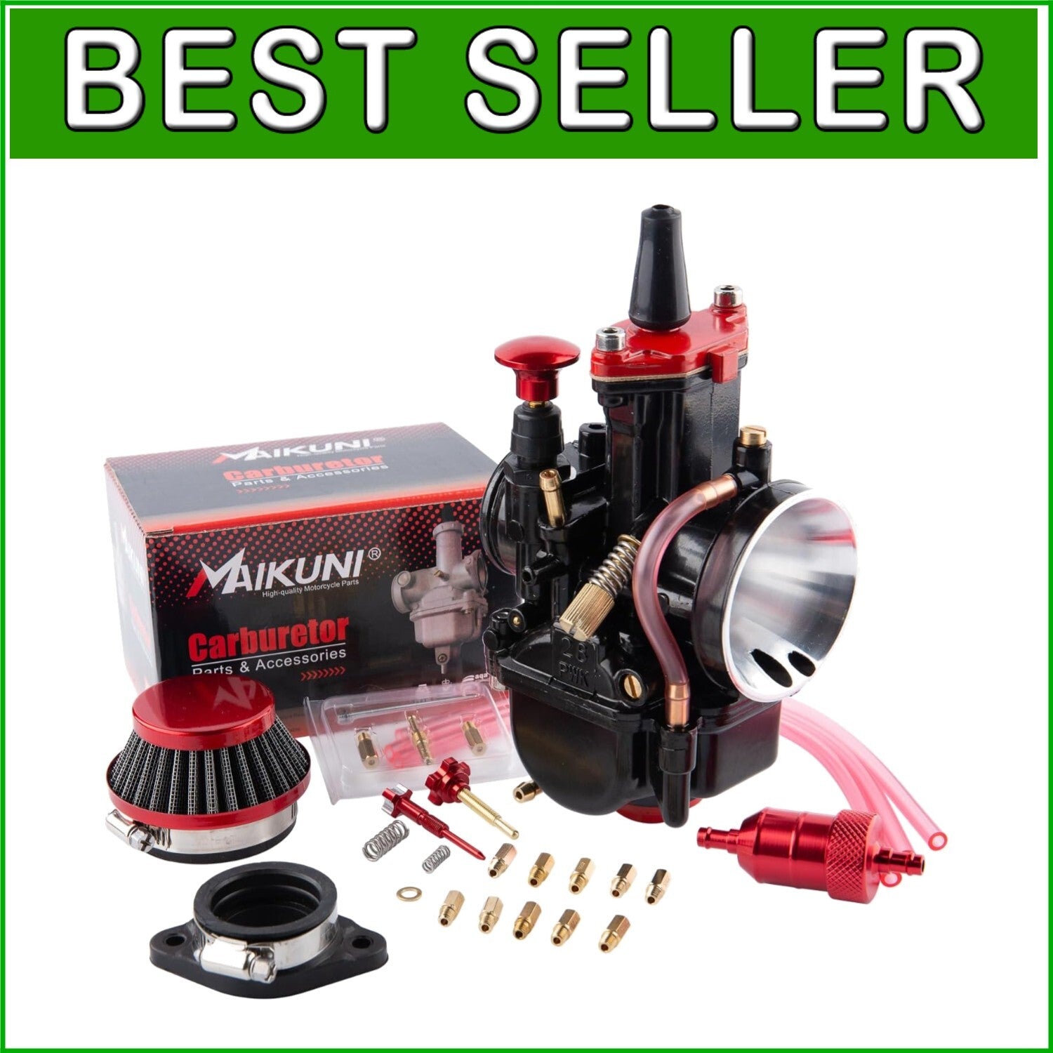 CNC Adjustable 34mm Carburetor - Performance Upgrade for Dirt & Off-Road Bikes