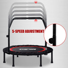 Load image into Gallery viewer, Folding Mini Fitness Trampoline with Non-Slip Handle - Ideal for Home Workouts