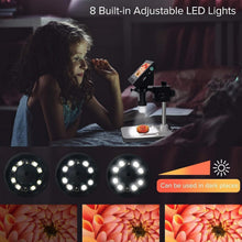 Load image into Gallery viewer, 10X-1000X Digital Microscope with 4.3" LCD for Coin Collection &amp; Observation