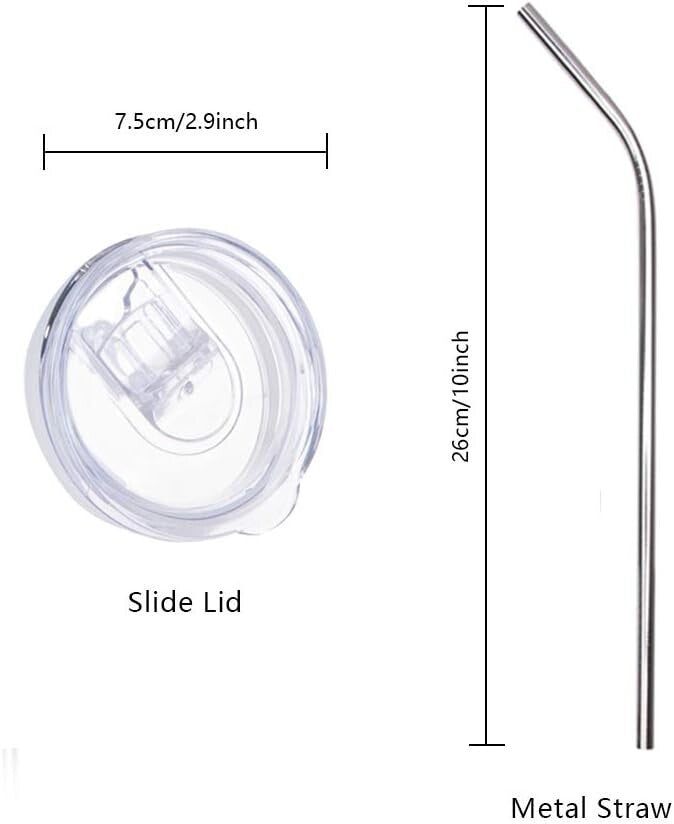 Bulk 10-Pack 20 oz Sublimation Skinny Tumblers - White Stainless Steel Cups