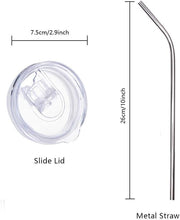 Load image into Gallery viewer, Bulk 10-Pack 20 oz Sublimation Skinny Tumblers - White Stainless Steel Cups