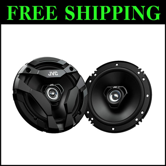 Entry Class 300W Coaxial Car Speakers - 6.5" Size with Complete Installation Kit