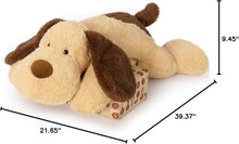 Load image into Gallery viewer, Oversized 40-Inch Brown Dog Plush Toy – Ultimate Comfort for Kids' Rooms