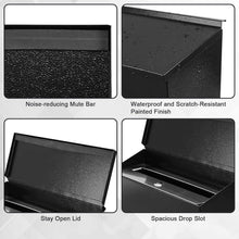 Load image into Gallery viewer, Contemporary Secure Wall Mount Mailbox - Large Capacity with Key Access