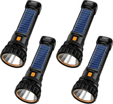 Load image into Gallery viewer, Rechargeable 4pc LED Flashlight Kit - 1000 Lumens with Emergency Power Supply