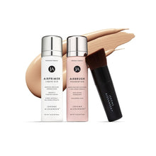 Load image into Gallery viewer, Lightweight Spray Foundation Set with Anti-Aging Elements &amp; Dual Brushes - Fair