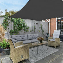 Load image into Gallery viewer, Lightweight UV-Blocking 16' x 20' Graphite Shade Sail for Stylish Outdoor Living