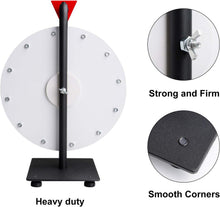 Load image into Gallery viewer, Heavy-Duty Prize Wheel for Events - 12" Spinner with Dry Erase Functionality