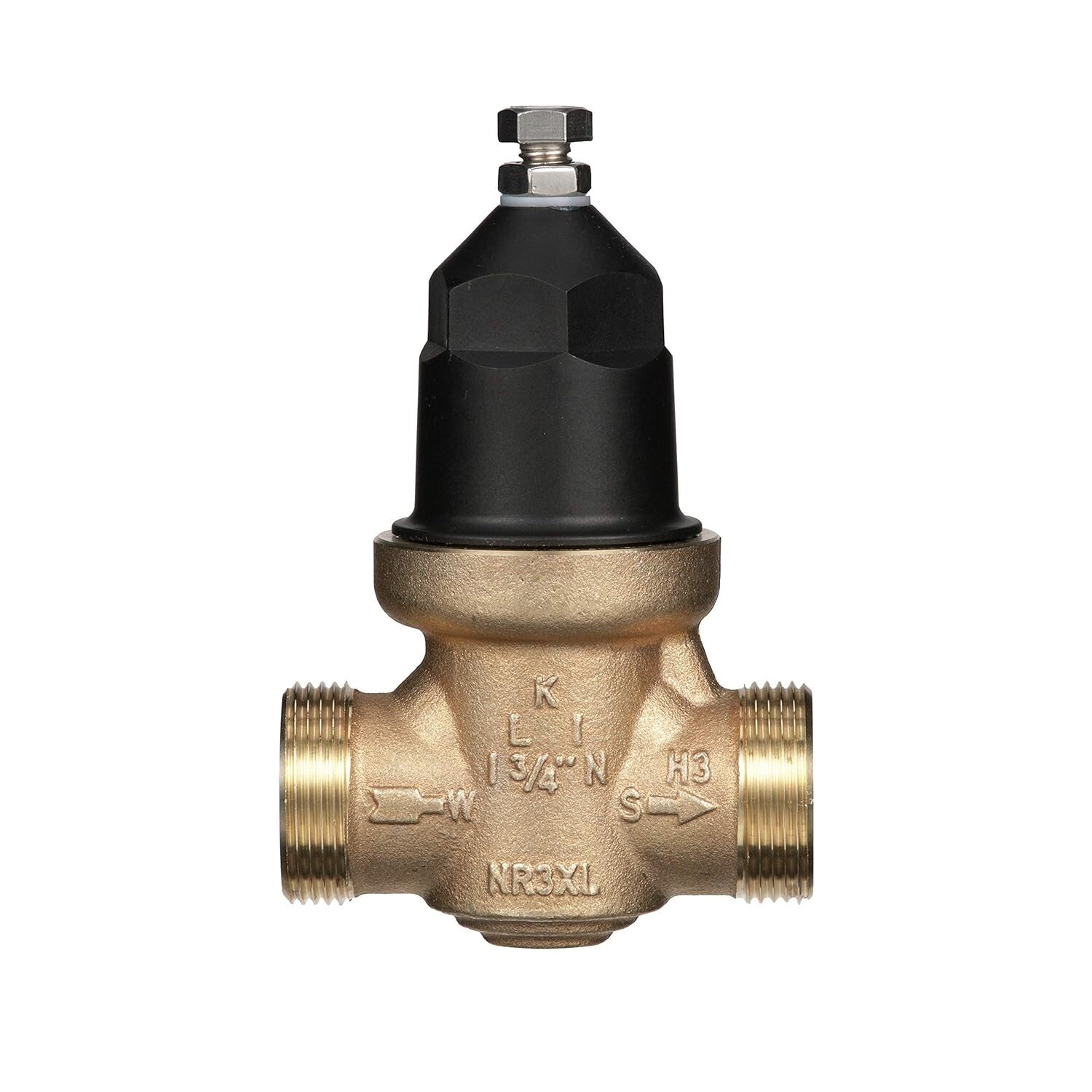 Efficient 3/4" Brass Pressure Reducing Valve with Quick-Access Cartridge Design