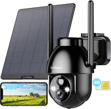 Load image into Gallery viewer, Advanced Solar Security Camera with AI Motion Detection &amp; Cloud Storage Included