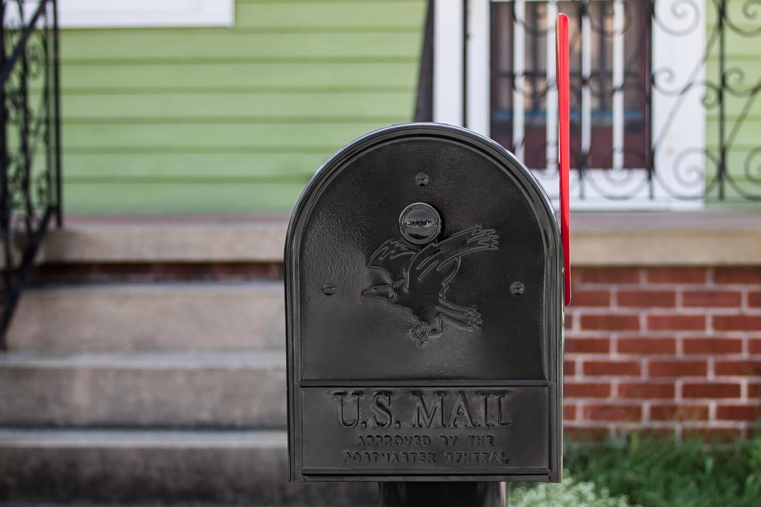 Durable Alloy Steel Mailbox with Dual Access - Ideal for High Volume Deliveries