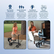 Load image into Gallery viewer, Versatile Knee Walker for Broken Foot Recovery - Transportable, 300 lbs Capacity