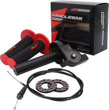 Load image into Gallery viewer, Universal 7/8" Aluminum Alloy Throttle Grips with Cable - Lightweight &amp; Durable