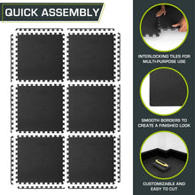 Load image into Gallery viewer, Durable Interlocking EVA Foam Exercise Mat - 24 Sq Ft of Cushioned Flooring