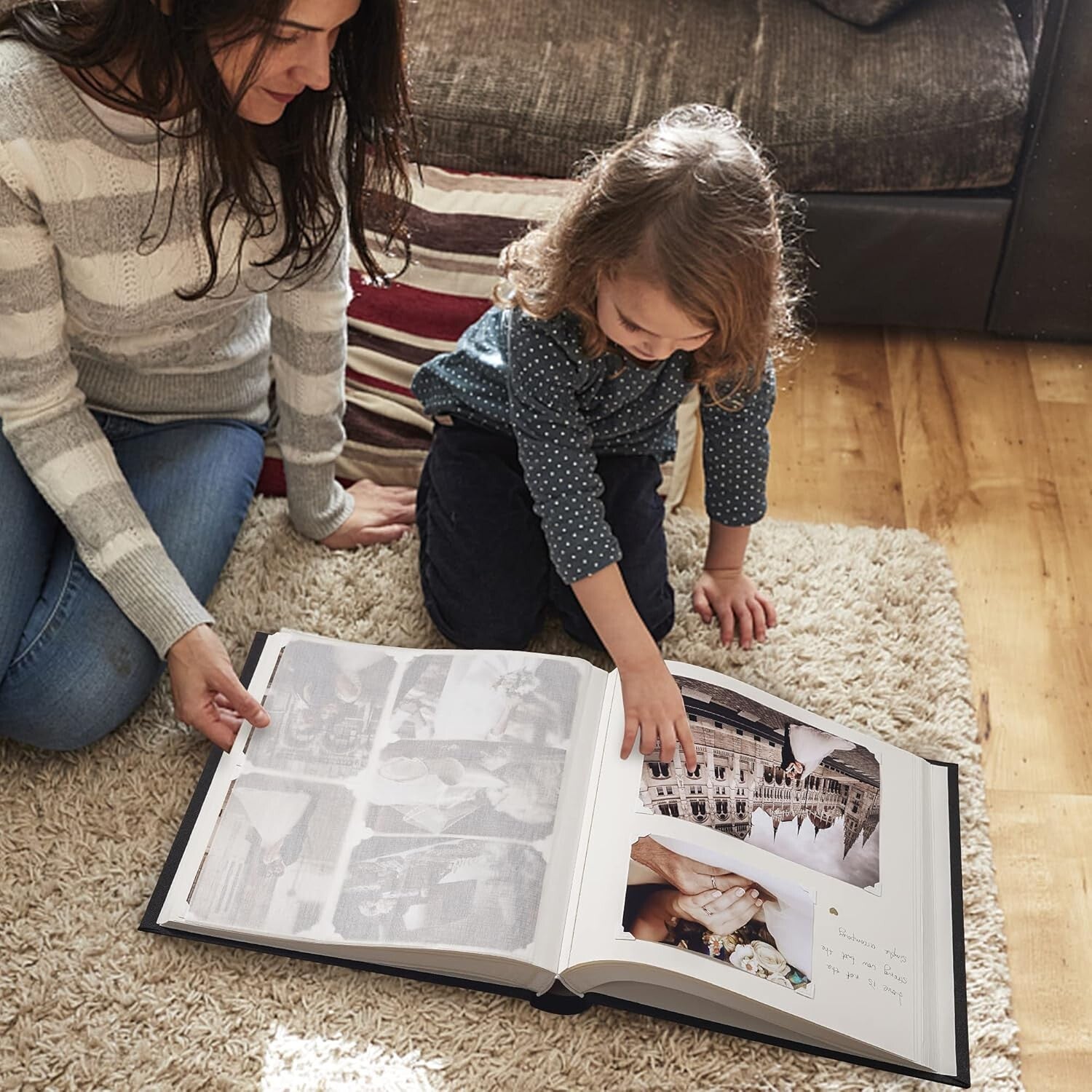 Elegant 100-Page DIY Photo Album for Weddings, Anniversaries & Family Memories