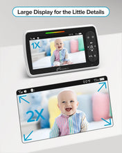 Load image into Gallery viewer, Hacking-Proof Baby Monitor with Night Vision, Camera &amp; Soothing Lullabies