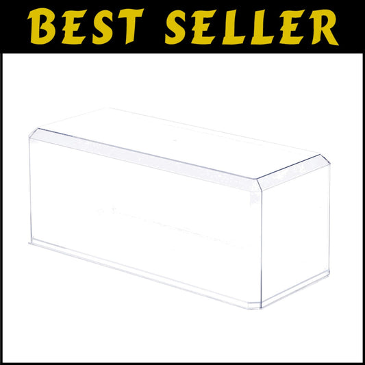 Stackable Clear Display Case (13" W x 5.5" D) for Model Cars & Figurines
