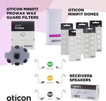 Load image into Gallery viewer, 10 Packs of Genuine MiniFit ProWax Filter Guards for Optimal Sound Quality