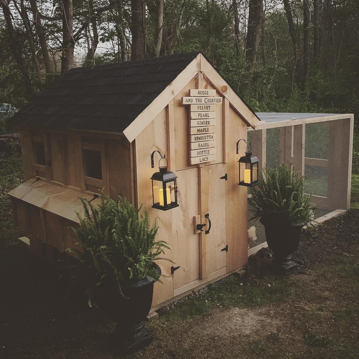 Modern 11 Inch Tall Solar Lantern Set with Stylish Black Metal and Glass Design