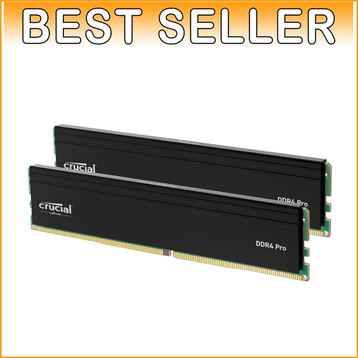 Crucial Pro 32GB DDR4 UDIMM RAM - 3200MHz Performance Amplifier for Desktops