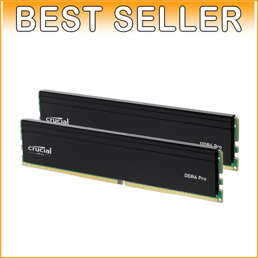 Crucial Pro 32GB DDR4 UDIMM RAM - 3200MHz Performance Amplifier for Desktops