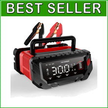 Load image into Gallery viewer, Compact 30 Amp Car Battery Charger with Smart One-Button Operation - Easy &amp; Fast