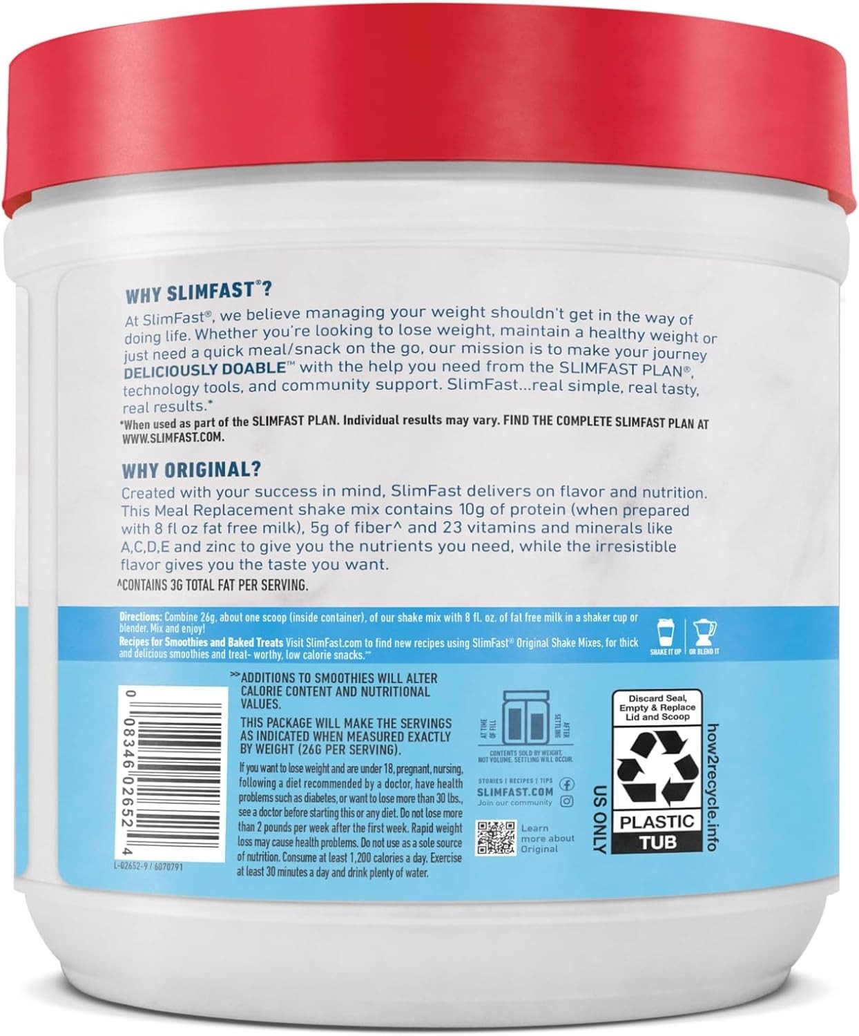 Protein-Rich Meal Replacement Shake - Creamy Chocolate, Healthy Weight Solution