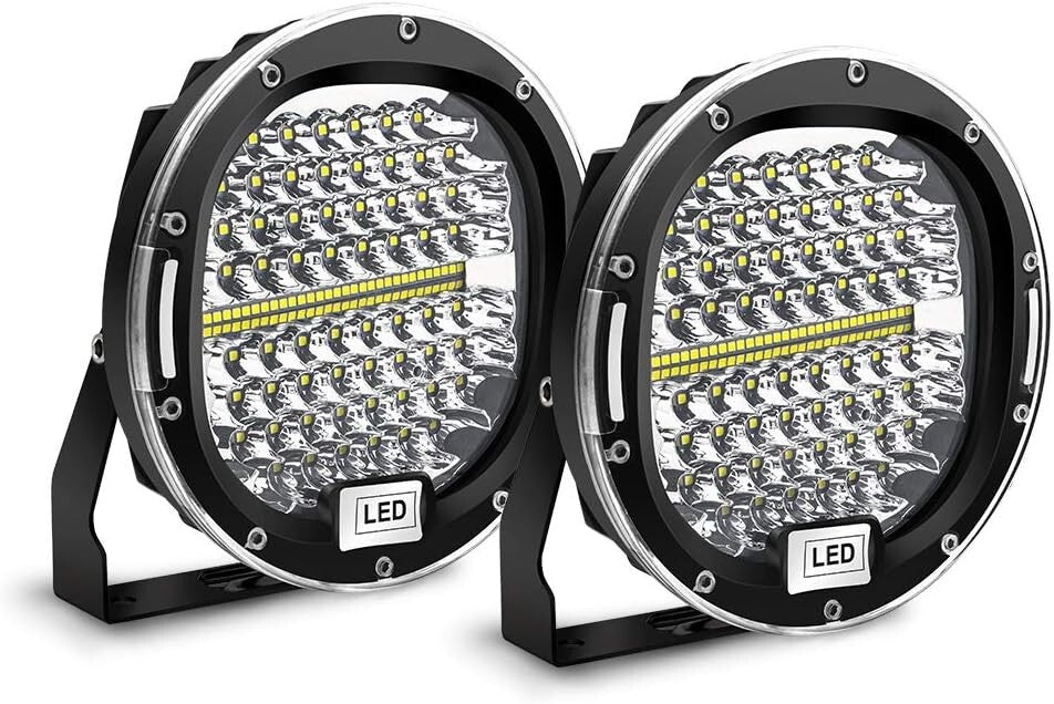 7-Inch Off-Road LED Spot Beam Light Bar - 300W Compatible with SUVs and Trucks