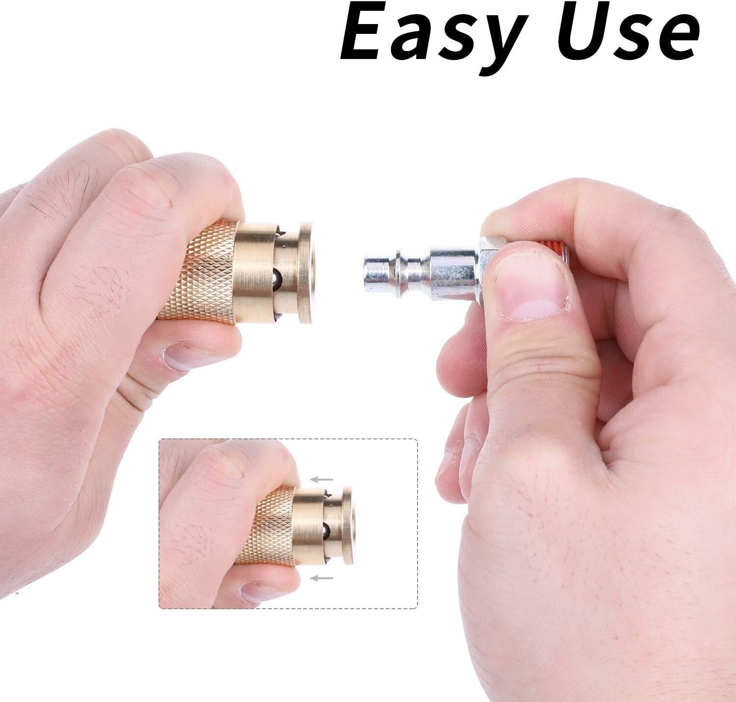 19-Piece Air Compressor Accessories Kit with 25FT Hybrid Hose & Clean-Up Tools