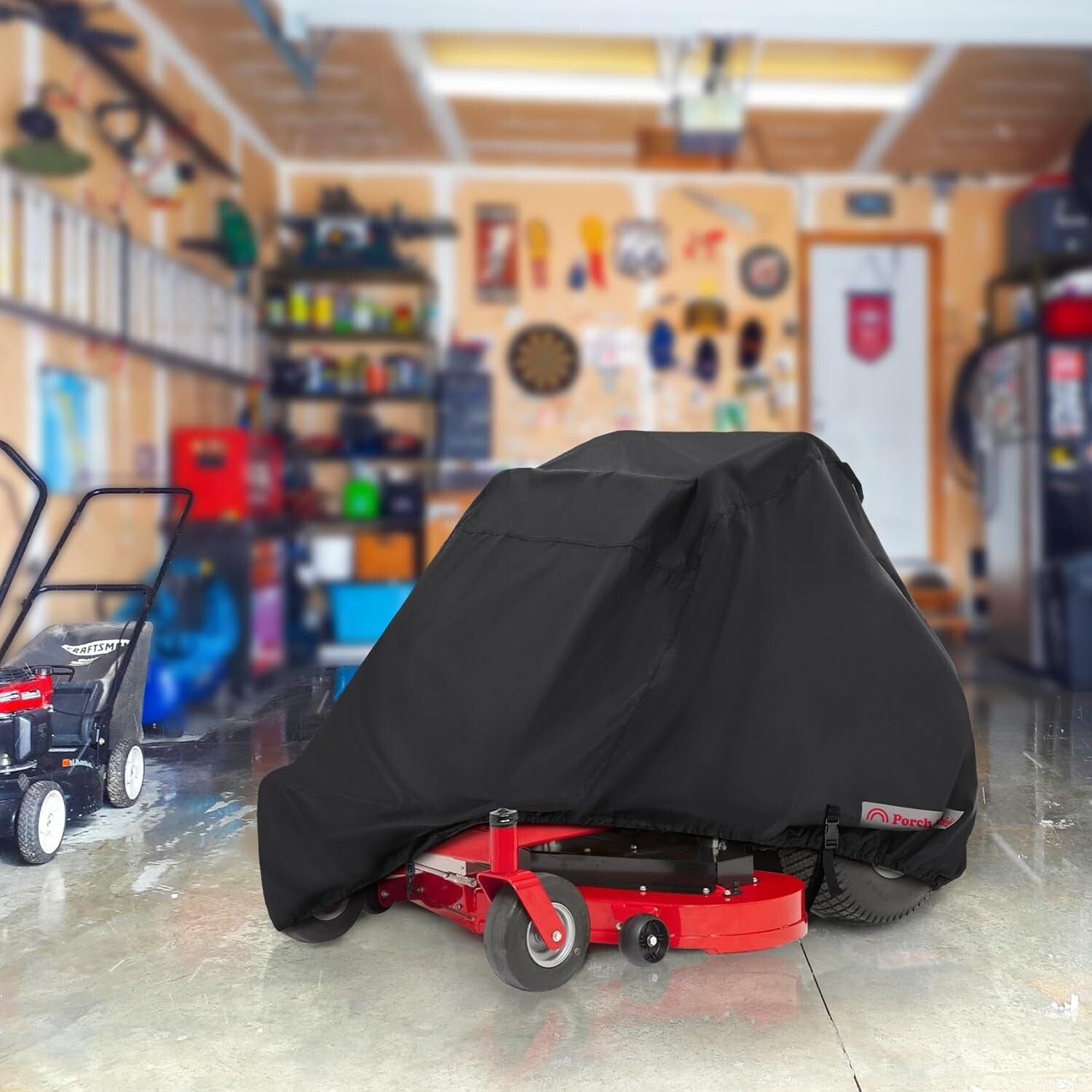 Universal Waterproof Lawn Tractor Cover for Zero Turn Mowers - Snug Fit Design