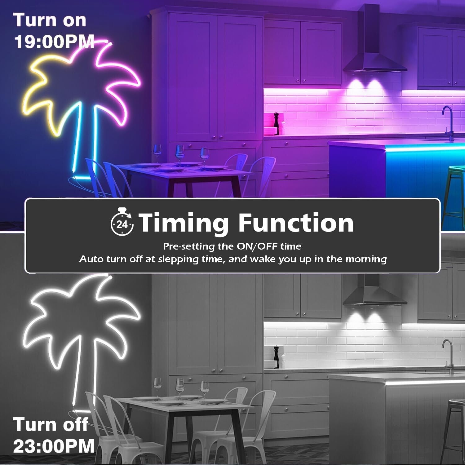 Flexible 30FT Neon LED Lights with App Control – Perfect for Indoors & Outdoors
