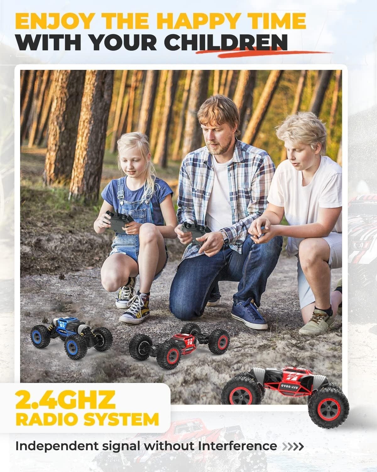 All-Terrain 15 KMH Remote Control Car - Perfect Birthday Gift for Boys 6-12