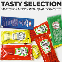 Load image into Gallery viewer, Essential Travel Condiments - 200 Single Serve Mayo, Ketchup, Mustard &amp; Relish