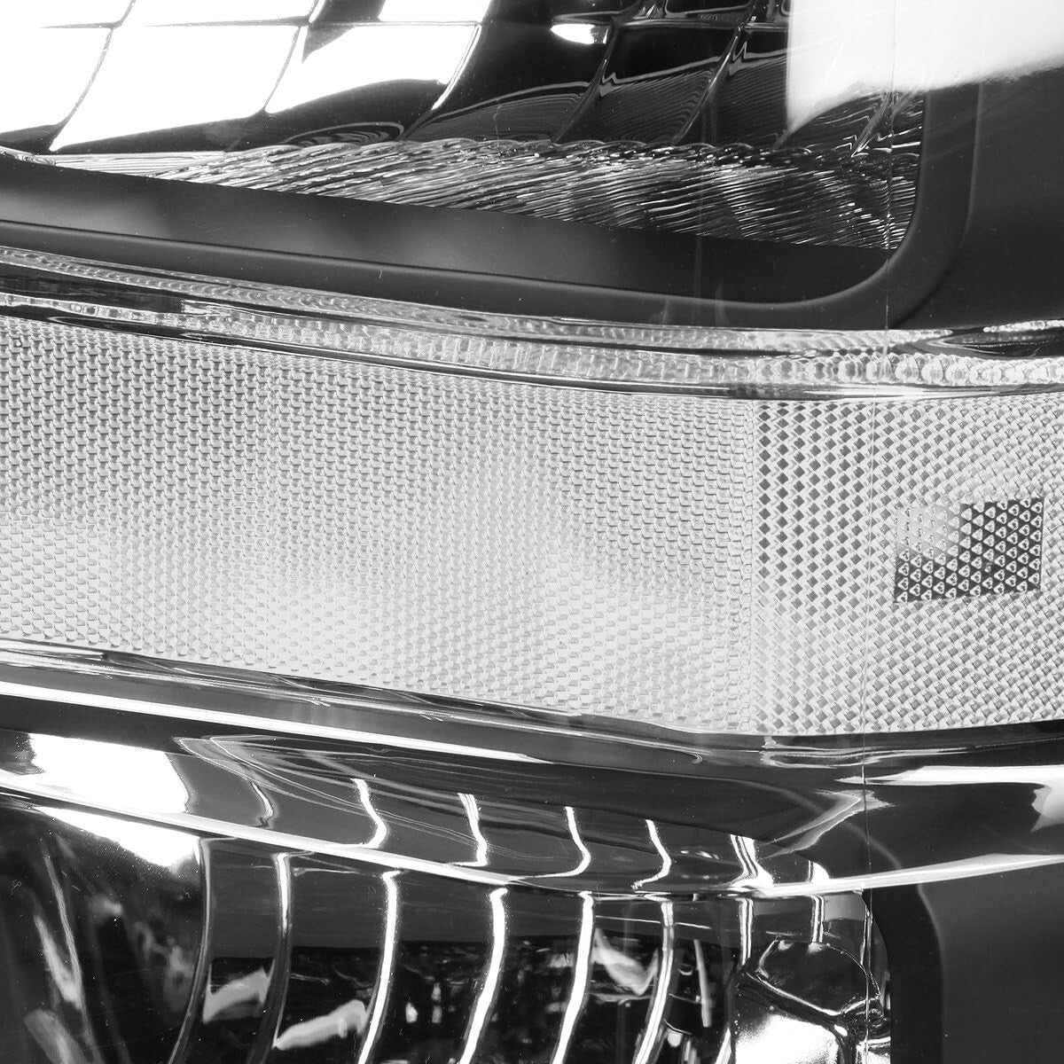 Direct Fit Black Clear Halogen Headlights for 2008-2010 Super Duty Trucks