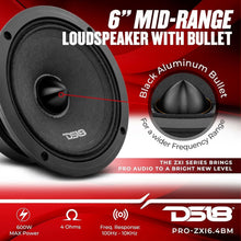 Load image into Gallery viewer, Crystal-Clear 6.5" PRO-.4BM Audio Speaker - 97dB Sensitivity for Cars and Trucks
