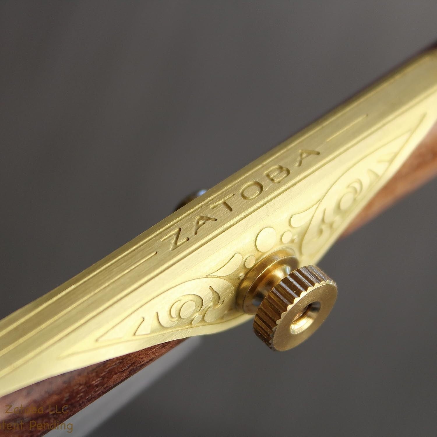 Elegant Walnut Bread Lame with Alloy Steel Blade & Precision Cut Razors