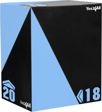 Load image into Gallery viewer, Versatile Anti-Slip Plyo Jump Box - 3 Height Settings for Maximum Performance