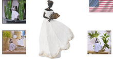Load image into Gallery viewer, Versatile Fairy Garden Decor - White Leaf Angel Girl Statue for All Occasions