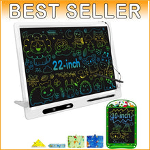 Load image into Gallery viewer, LCD Writing Tablet 2 Pack for Kids - 22inch + 10inch Colorful Drawing Boards