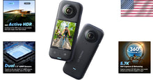 Load image into Gallery viewer, Stunning 360 Capture: X3 Camera with 72MP Photos &amp; FlowState Stabilization
