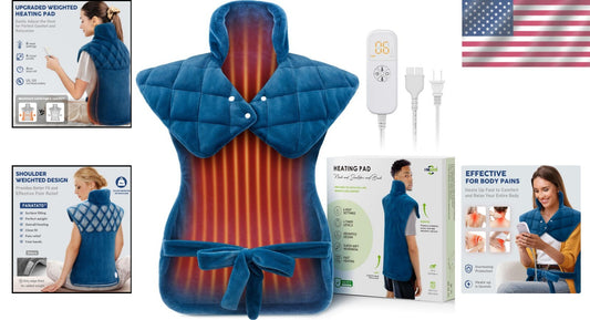 Versatile 22"x37" Electric Heating Pad - Ideal Gift for Pain Relief & Relaxation