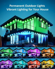 Load image into Gallery viewer, Permanent Outdoor RGB Lights - IP67 Waterproof for Festive Occasions &amp; Everyday