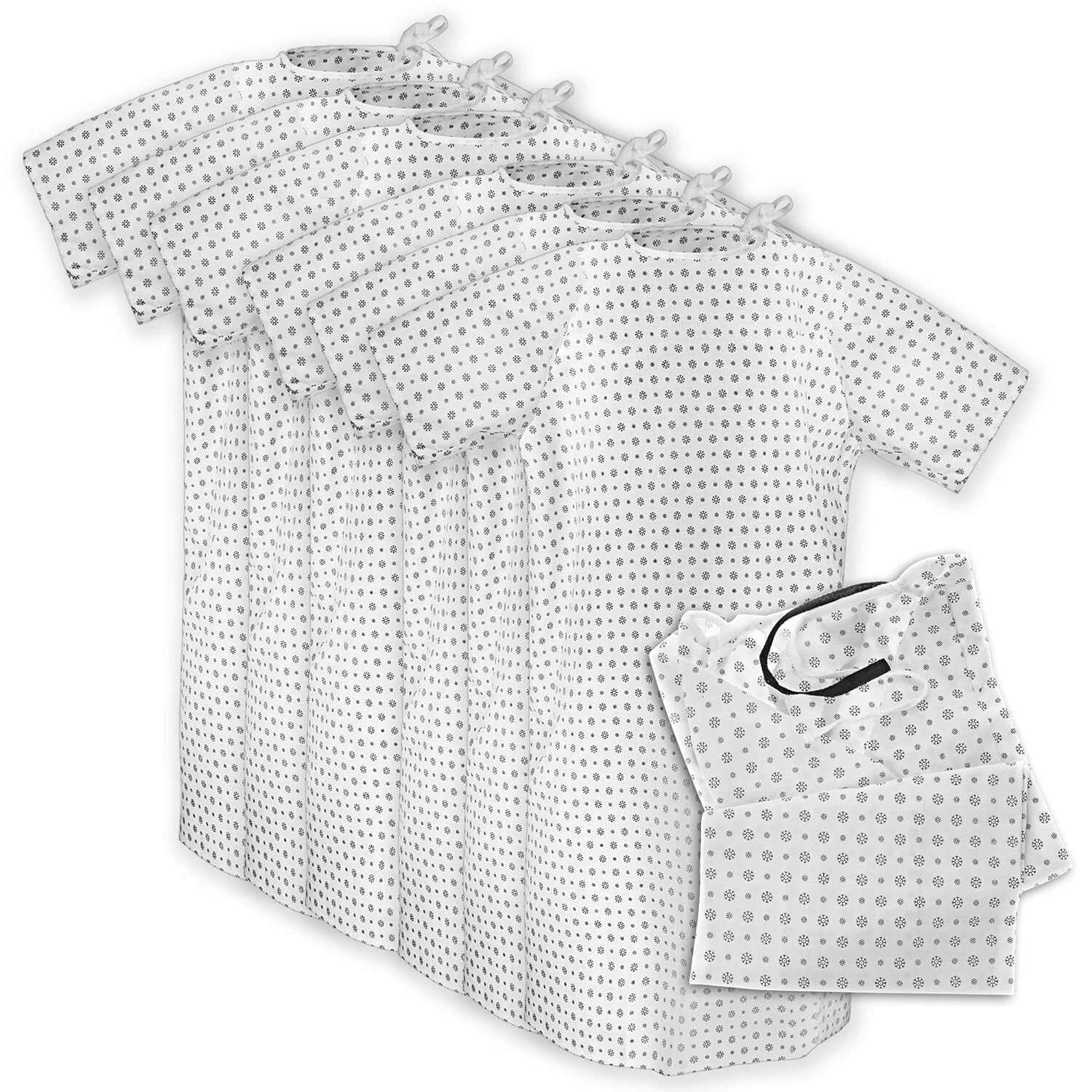 Fashionable Hospital Gowns with Back Tie - Ideal for Labor, Maternity & More