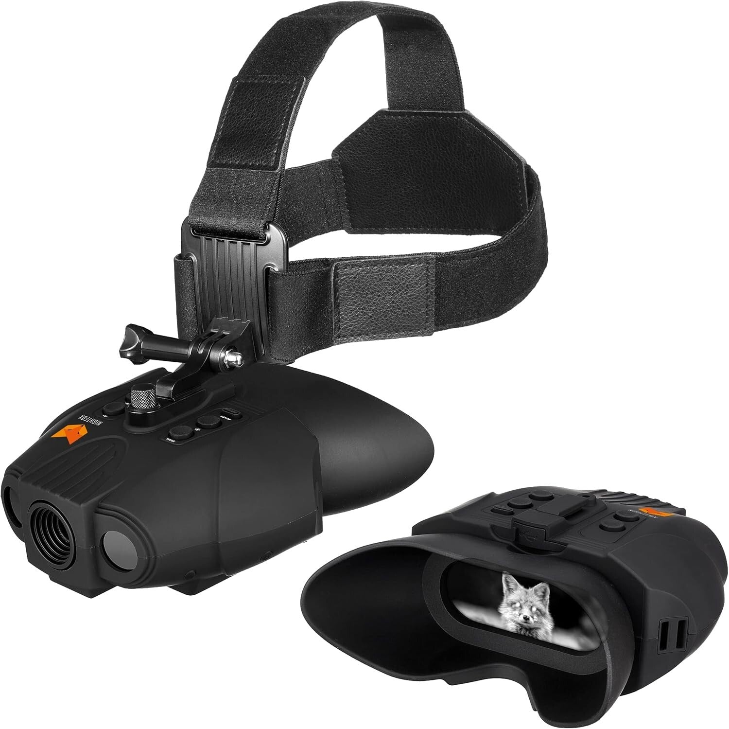 Swift Infrared Night Vision Goggles - 3000mAh Rechargeable, Head Mount Included