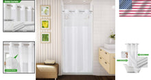 Load image into Gallery viewer, Stylish Bohemian Tufted Shower Curtain with See-Through Top - Waterproof Fabric