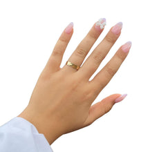 Load image into Gallery viewer, Hand Hammered 14k Gold Filled Thumb Ring - 3mm Wide Stacking Band Size 10