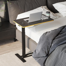 Load image into Gallery viewer, Versatile Height-Adjustable Bedside Table with Hidden Casters for Easy Mobility